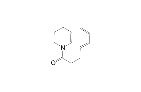 1,4,5,6-Tetrahydro-1-(4',6'-heptadienoyl)-pyridine