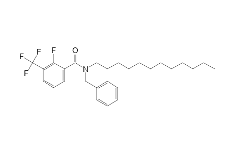 Benzamide, 2-fluoro-3-trifluoromethyl-N-benzyl-N-dodecyl-