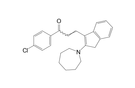 trans-4'-chloro-3-[2-(hexahydro-1H-azepin-1-yl)inden-3-yl]acrylophenone