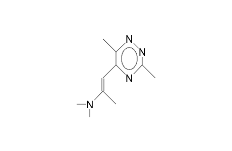 3,6-DIMETHYL-5-[2-(DIMETHYLAMINO)PROPENYL]-as-TRIAZINE