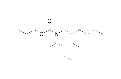 Carbonic acid, monoamide, N-(2-pentyl)-N-(2-ethylhexyl)-, propyl ester