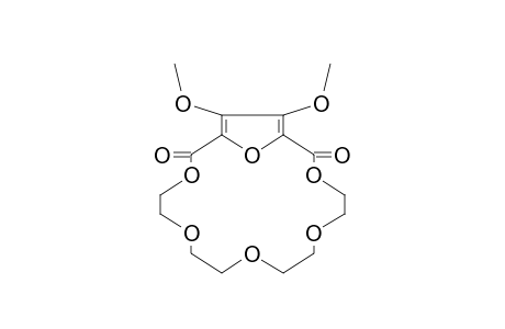 18,19-dimethoxy-3,6,9,12,15,20-hexaoxabicylo[15,2.1]eicosa-1(19),17-diene-2,16-dione