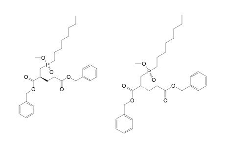 2-[[METHOXY-(N-OCTYL)-PHOSPHINYL]-METHYL]-PENTANE-1,5-DIOIC-ACID-DIBENZYLESTER