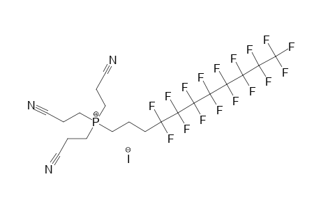 (R(F8)(CH2)3]-(NC-CH2-CH2)3P+I-