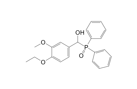 α-(diphenylphosphinyl)-4-ethoxy-3-methoxybenzyl alcohol