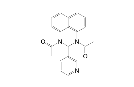 1H-Perimidine, 2,3-dihydro-2-(3-pyridinyl)-, 2ac derivative