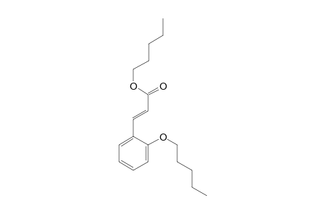 Trans-2-hydroxycinnamic acid, N-pentyl ether, N-pentyl ester