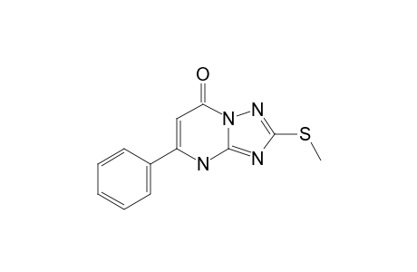 2-METHYLTHIO-7-PHENYL-1,2,4-TRIAZOLO-[1,5-A]-PYRIMIDIN-5(8H)-ONE