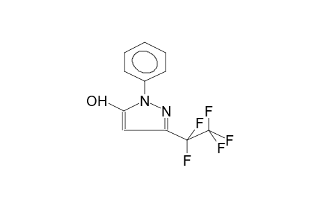 1-Phenyl-3-(pentafluoroethyl)-5-hydroxypyrazole