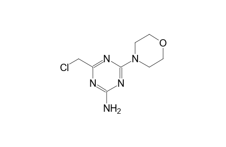 4-(chloromethyl)-6-(4-morpholinyl)-1,3,5-triazin-2-amine