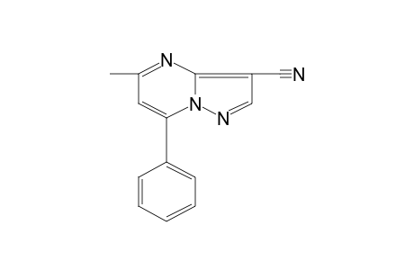 5-methyl-7-phenylpyrazolo[1,5-a]pyrimidine-3-carbonitrile