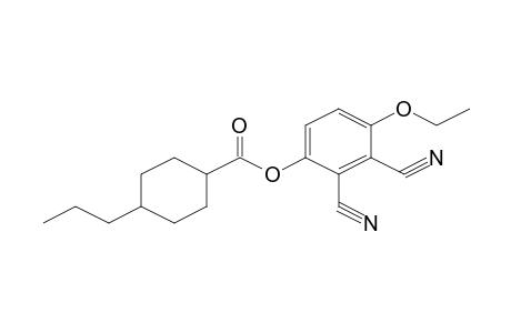 Cyclohexanecarboxylic acid, 4-propyl-, 2,3-dicyano-4-ethoxyphenyl ester