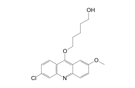 5-[(6-Chloro-2-methoxy-9-acridinyl)oxy]-1-pentanol