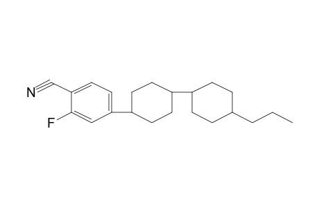 2-Fluoranyl-4-[4-(4-propylcyclohexyl)cyclohexyl]benzenecarbonitrile