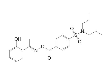 N,N-dipropyl-p-{[(a-methylsalicylidene)aminooxy]carbonyl}benzenesulfonamide