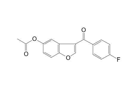 Acetic acid, [3-(4-fluorobenzoyl)-5-benzofuryl] ester