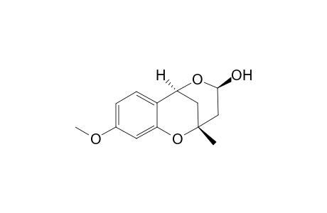 5-Methoxy-9-methyl-8,12-dioxa-tricyclo[7.3.1.02,7]trideca-2,4,6-trien-11-ol