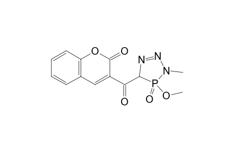 3-[(4-methoxy-3-methyl-4-oxido-4,5-dihydro-3>H-1,2,3,4-triazaphosphol-5-yl)-carbonyl]-2H-chomen-2-one