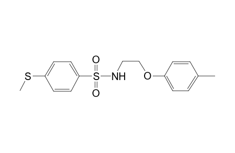 4-Methylsulfanyl-N-(2-p-tolyloxy-ethyl)-benzenesulfonamide