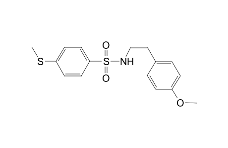 Benzenesulfonamide, N-[2-(4-methoxyphenyl)ethyl]-4-methylthio-