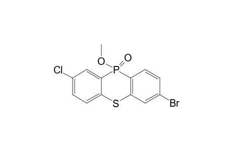 Phenothiaphosphine, 7-bromo-2-chloro-10-methoxy-, 10-oxide