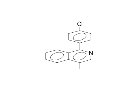 1-(4-CHLOROPHENYL)-4-METHYLISOQUINOLINE