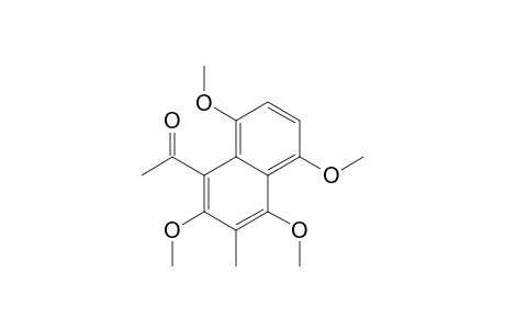 Ethanone, 1-(2,4,5,8-tetramethoxy-3-methyl-1-naphthalenyl)-