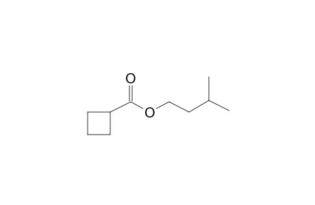 Cyclobutanecarboxylic acid, 3-methylbutyl ester