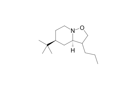 (.+-.)-5-S*-tert-Butyl-3-propyl-3a-R*-3a-h-hexahydropyrido[1,2-b]isoxazole