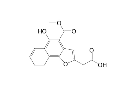 5-Hydroxy-4-methoxycarbonyl]naphtho[1,2-b]furan-2-ylacetic Acid