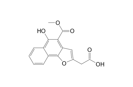 5-Hydroxy-4-methoxycarbonyl]naphtho[1,2-b]furan-2-ylacetic Acid