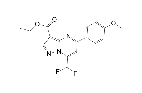 ethyl 7-(difluoromethyl)-5-(4-methoxyphenyl)pyrazolo[1,5-a]pyrimidine-3-carboxylate