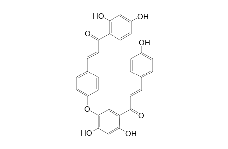 RHUSCHALCONE-II;2',4',4'',2''',4'''-PENTAHYDROXY-4-O-5'''-BICHALCONE