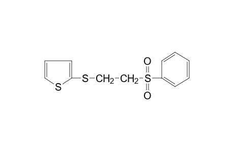 2-{[2-(phenylsulfonyl)ethyl]thio}thiophene