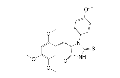1-(p-methoxyphenyl)-2-thio-5-(2,4,5-trimethoxybenzylidene)hydantoin