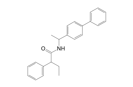 N-(a-methyl-p-phenylbenzyl)-2-phenylbutyramide