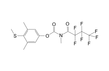 Methiocarb, N-heptafluorobutyryl-