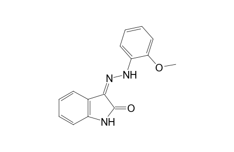 indole-2,3-dione, 3-[(o-methoxyphenyl)hydrazone]