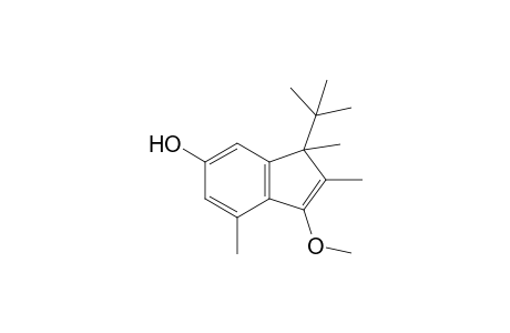 1-Methoxy-2,3,7-trimethyl-3-t-butylinden-5-ol