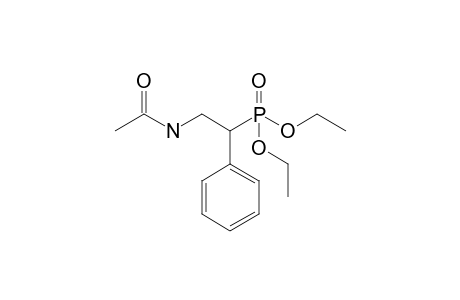 Diethyl 2-(N-acetylamino)-1-phenylethylphosphonate