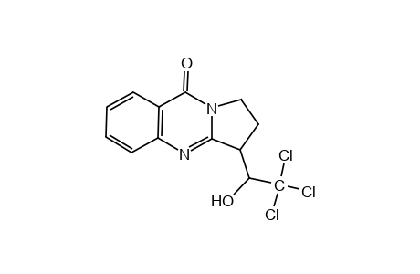 2,3-dihydro-3-(1-hydroxy-2,2,2-trichloroethyl)pyrrolo[2,1-b]quinazolin-9(1H)-one