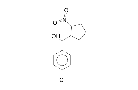 BENZENEMETHANOL, 4-CHLORO-alpha-(2-NITROCYCLOPENTYL)-, [1alpha(R*),2alpha]-