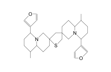 Neothiobinupharidine, (7S,13S)-