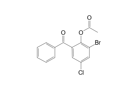 (3-Bromo-5-chloro-2-hydroxyphenyl)(phenyl)methanone, acetate