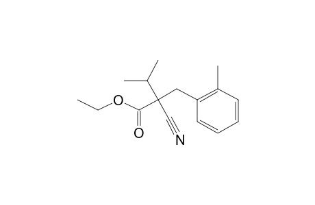 alpha-CYANO-alpha-ISOPROPYL-o-METHYLHYDROCINNAMIC ACID, ETHYL ESTER