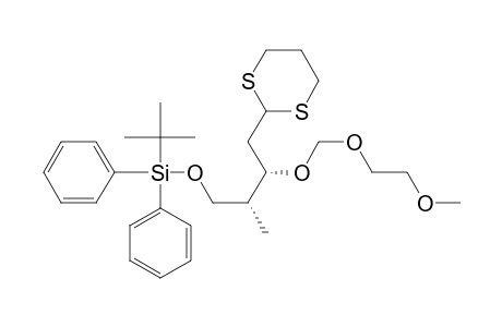 2,5,7,11-Tetraoxa-12-silatetradecane, 8-(1,3-dithian-2-ylmethyl)-9,13,13-trimethyl-12,12-diphenyl-, [S-(R*,S*)]-
