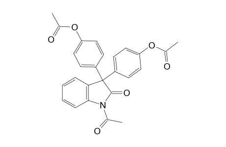 1-acetyl-3,3-bis(p-hydroxyphenyl)-2-indolinone, diacetate(ester)