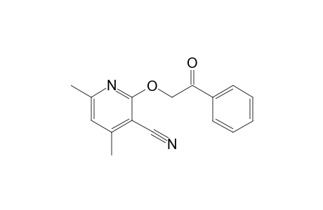 4,6-Dimethyl-2-(2-oxo-2-phenylethoxy)nicotinonitrile