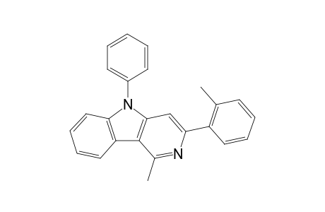 1-methyl-5-phenyl-3-(o-tolyl)-5H-pyrido[4,3-b]indole