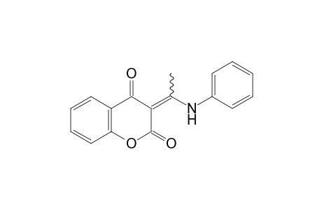 3-(1-Anilinoethylidene)-2,4-chromandione